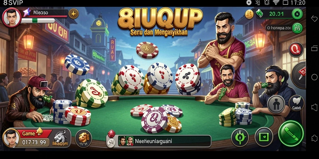Screenshot permainan QiuQiu yang seru dan mendebarkan dalam 8SVIP.