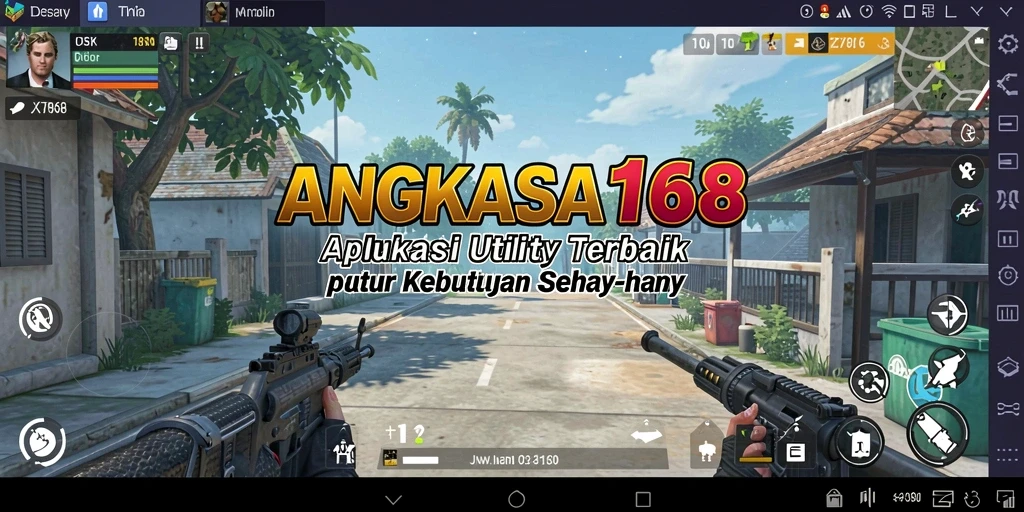 Tampilan antarmuka aplikasi ANGKASA168 yang menarik dan mudah digunakan.