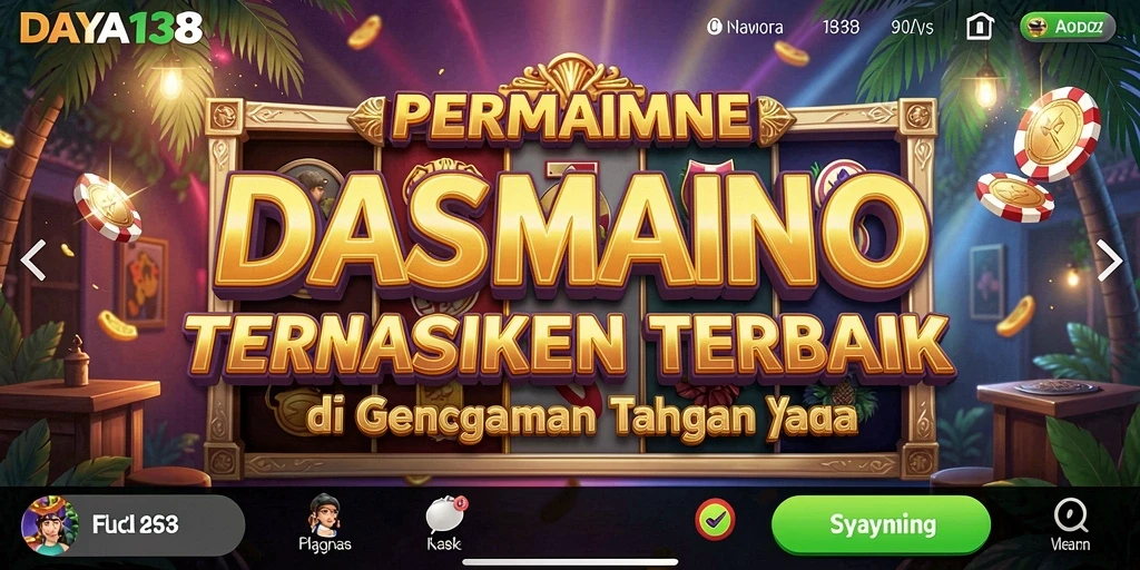Tampilan menarik dari permainan Kasino di DAYA138.