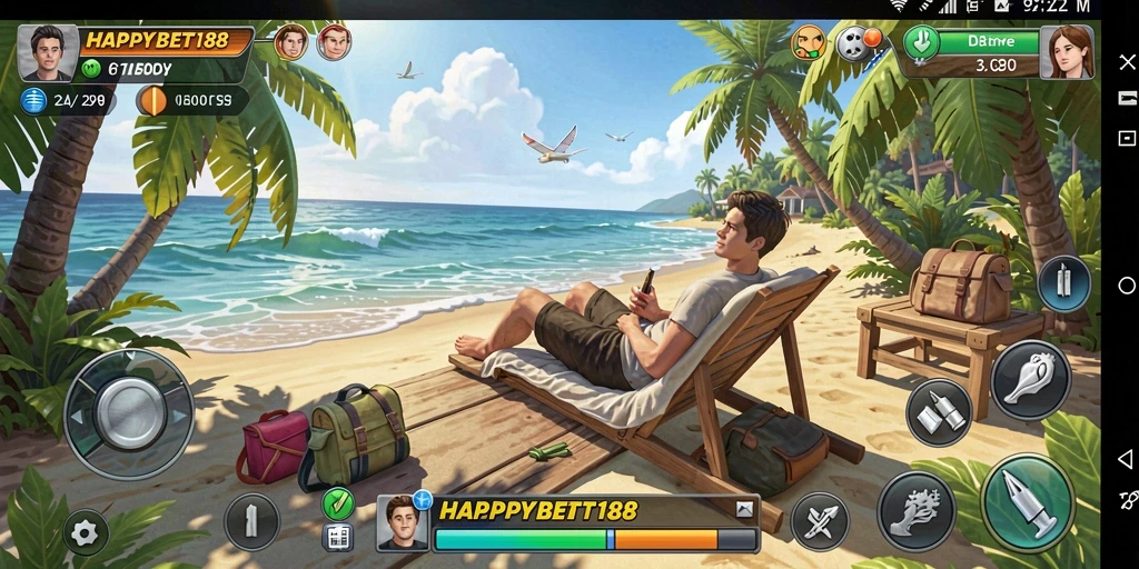 Tampilan gameplay <strong>HAPPYBET188</strong> yang menunjukkan kemajuan pemain dalam game Idle.