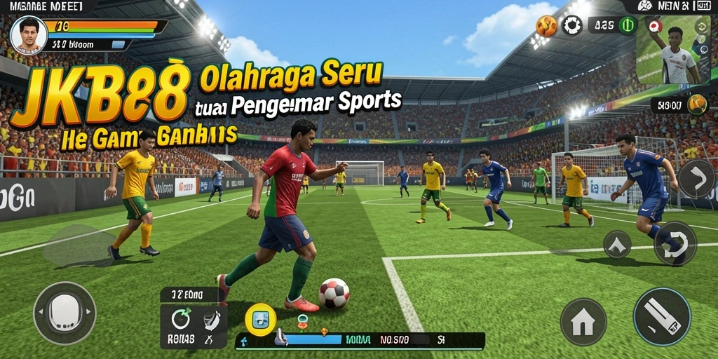 Tampilan gameplay JKT8 yang mendebarkan dengan berbagai cabang olahraga.