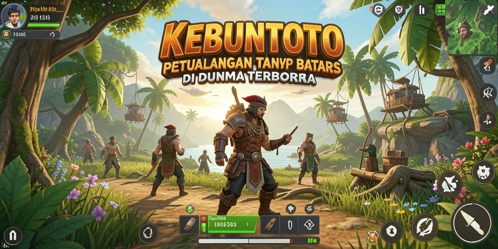 Gameplay KEBUNTOTO yang menakjubkan di dunia terbuka.