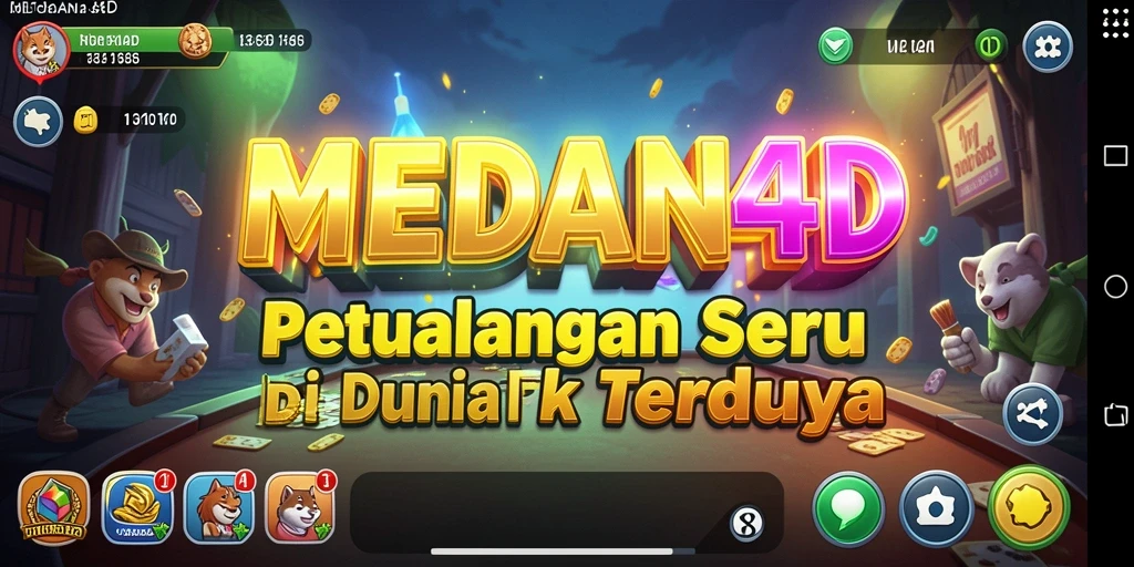 Tampilan gameplay <strong>MEDAN4D</strong> yang mendebarkan dan penuh tantangan.