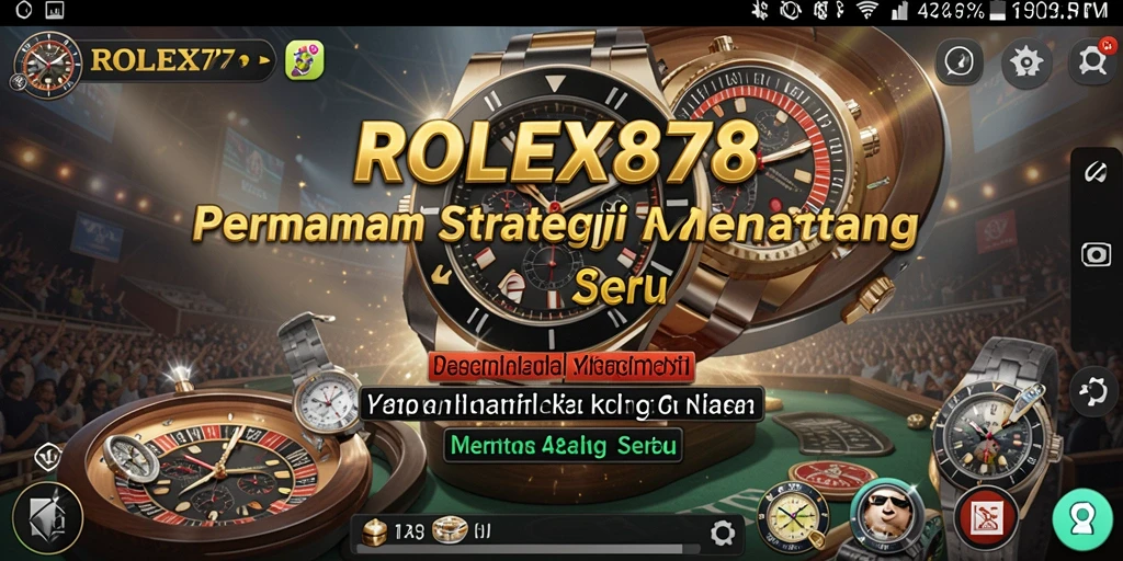 Tampilan gameplay strategis yang seru di ROLEX878.