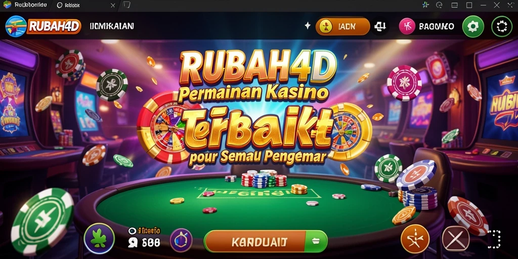 Tampilan menangkap momen seru gameplay Kasino di RUBAH4D.