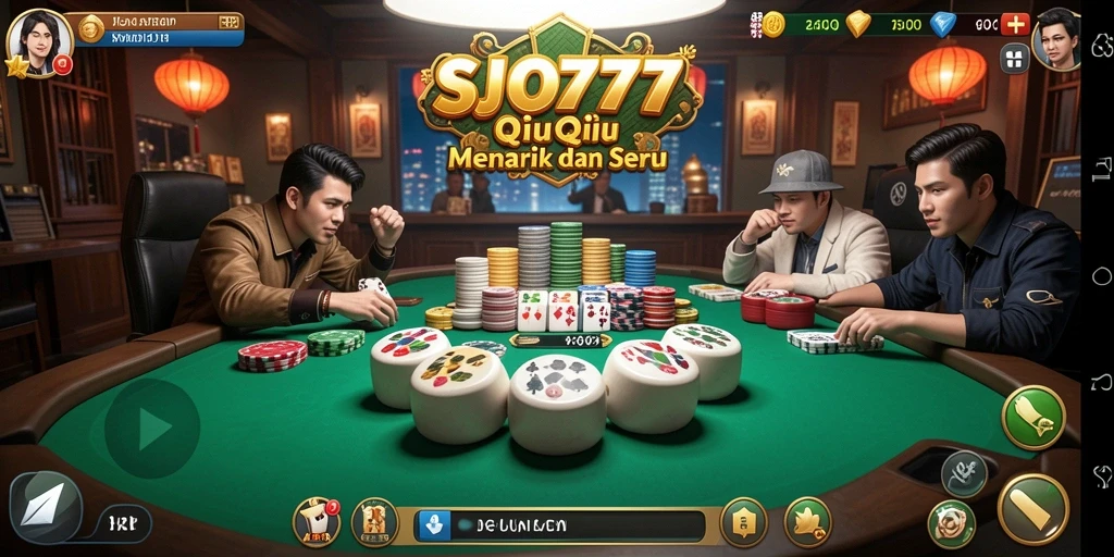 Tampilan gameplay menarik dari SJO777 yang penuh aksi QiuQiu.