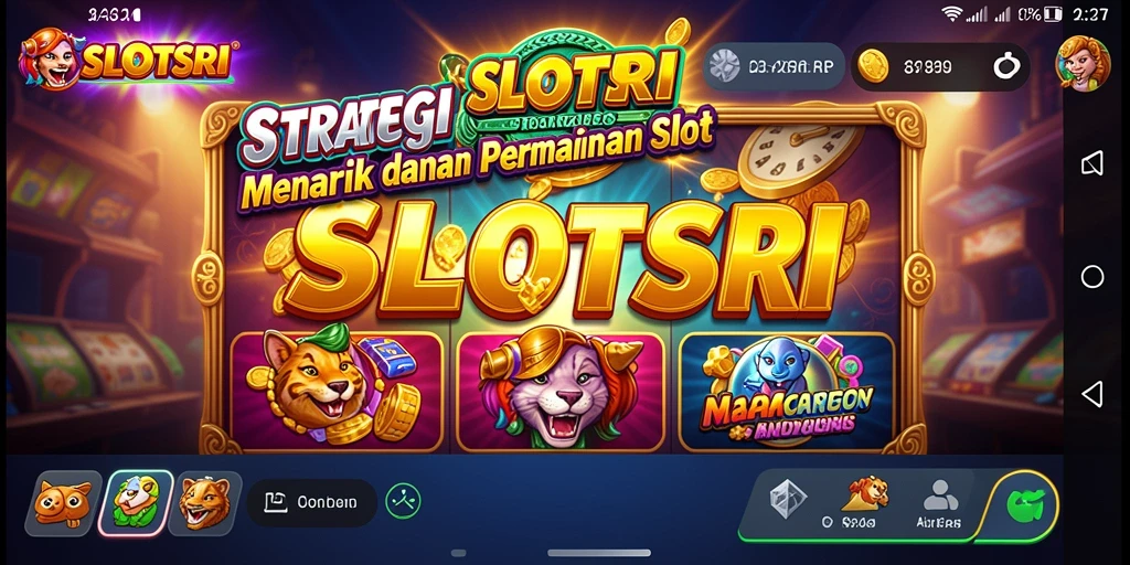Tampilan gameplay menakjubkan dari SLOTSRI dengan elemen strategi yang mendalam.