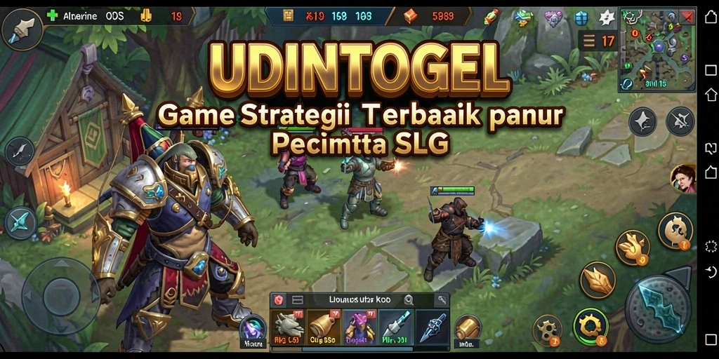 Tampilan gameplay seru dan interaktif dalam UDINTOGEL.