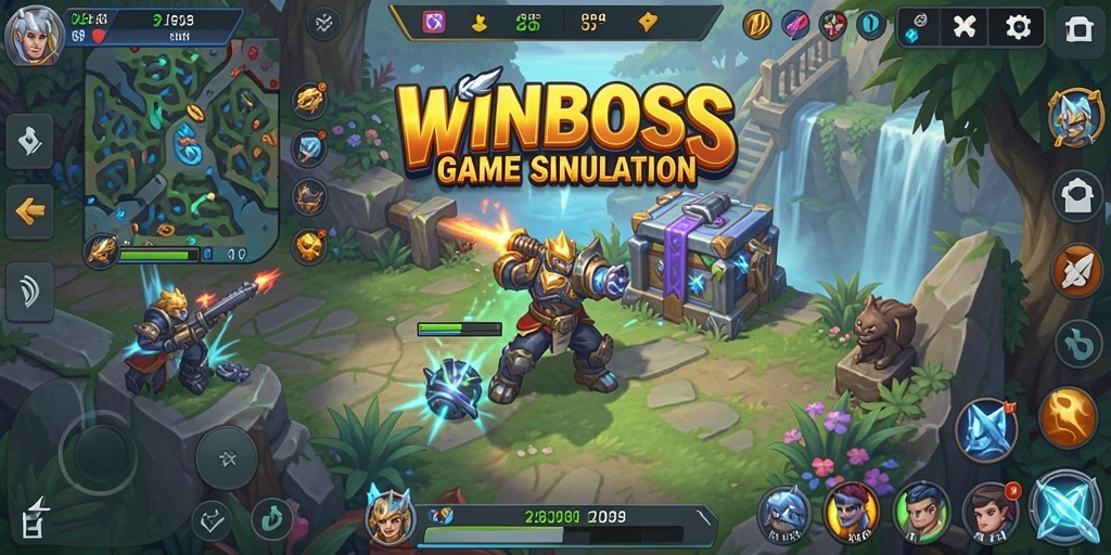 Tampilan gameplay menarik di WINBOSS dengan grafis yang menawan.